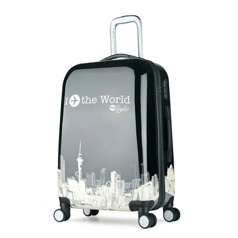 Manufacturer directly brand quality cheap fashion trolley luggage kids children unisex suitcase set hard shell large capacity