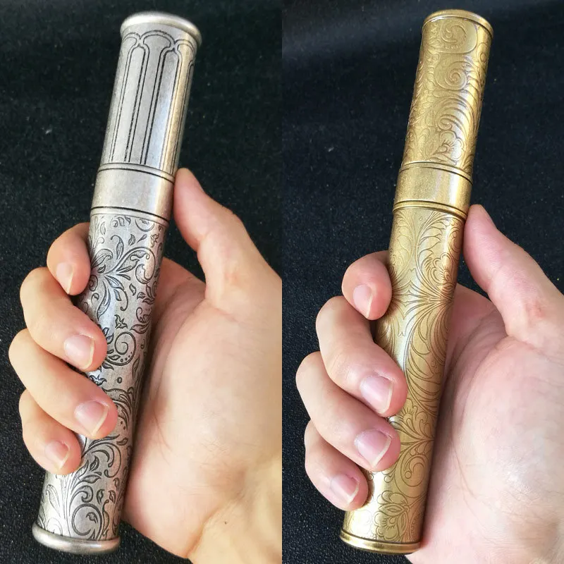Customized Cigar Tube Metal Portable Cigar Cutter Holder With Logo