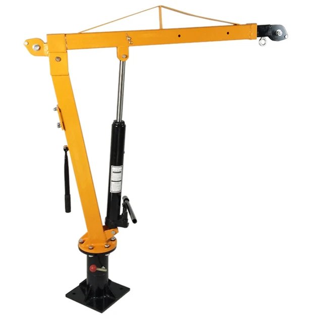 Mini Hydraulic Electric Winch 12v Pickup Truck crane truck Mounted Lifting Crane For Sale