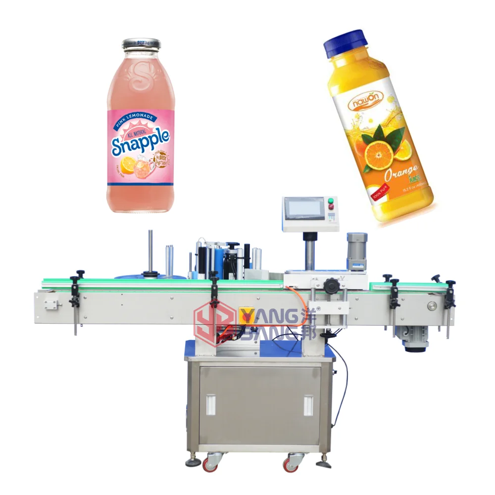 YB-LT100 Yangbang Full Automatic Strawberry Orange Apple Grape Orange Juice Bottle Labeling Machine