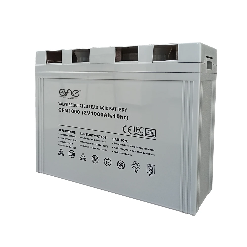 Batterie solaire 12v 200ah 1000AH  for High Quality Lead Acid AGM GEL back up battery