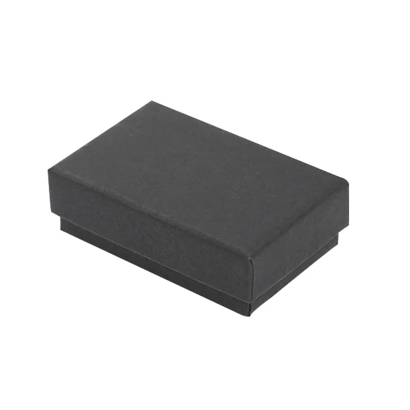 Creative black kraft jewelry box watch necklace ring jewelry box retro holiday gift box for packaging