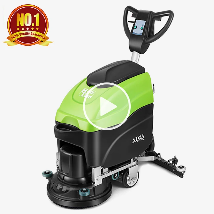 Machinery sweeper cleaner cleaning machine equipment industrial electric walk behind  auto floor scrubber dryer