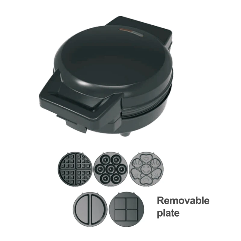 detachable 3 in 1 waffle maker, donut maker,belgian waffle maker