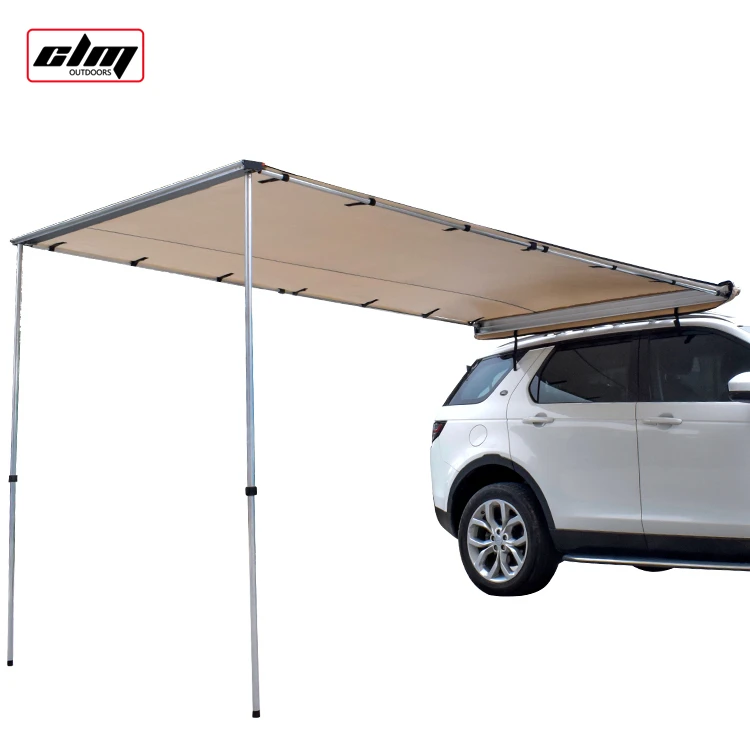 CLM Cheap Wholesale 420D Oxford waterproof retractable Canopy Car Roof Side Awning Tent With Annex