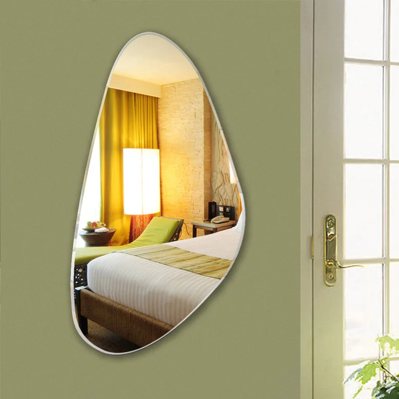 5mm Full-length Irregular Floor Clothing Store Full-length Store Fitting Special-shaped Simple Wall-mounted Decorative Mirror