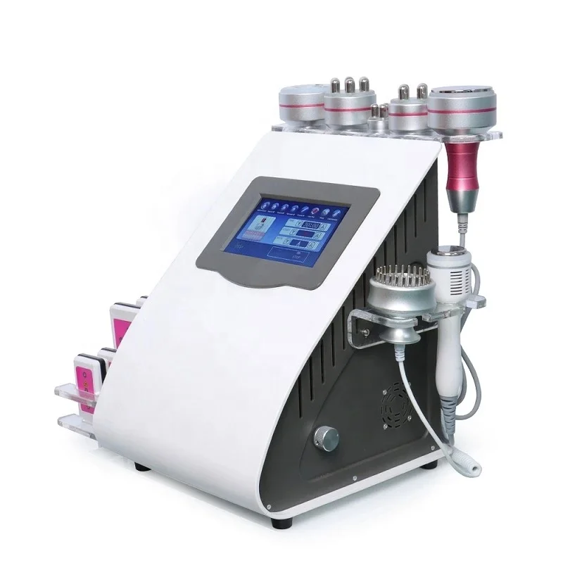 New 9 in 1 Vacuum  40k Cavitation  RF 8 Lipo Laser Body Slimming Ultrasonic Radio Frequency Machine