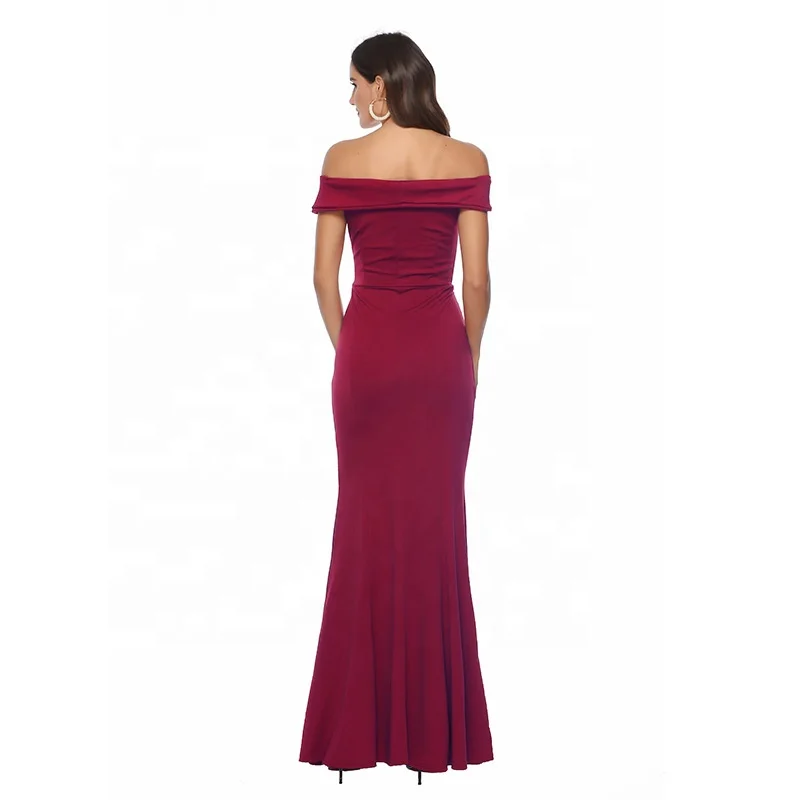 
Cheap Off Shoulder Mermaid Long Bridesmaid Dresses In Stock Made In China 