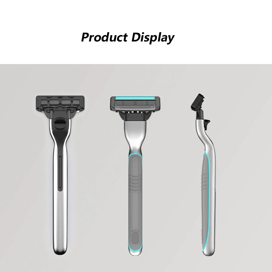 China Shaving Razors Manufacturers Trade 3 Blade Men Metal Razor with Cartridges