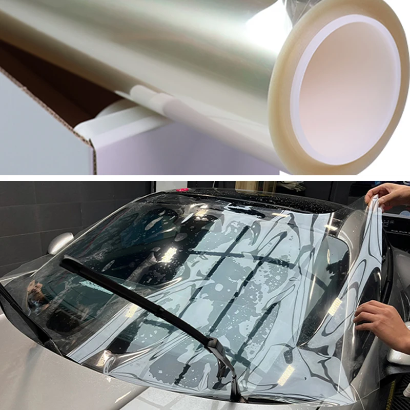 Glass Armour Explosion-Proof Film Windshield Protection Film 7mil Anti Shatter Glass Safety Security Armor Vinyl For Car Body