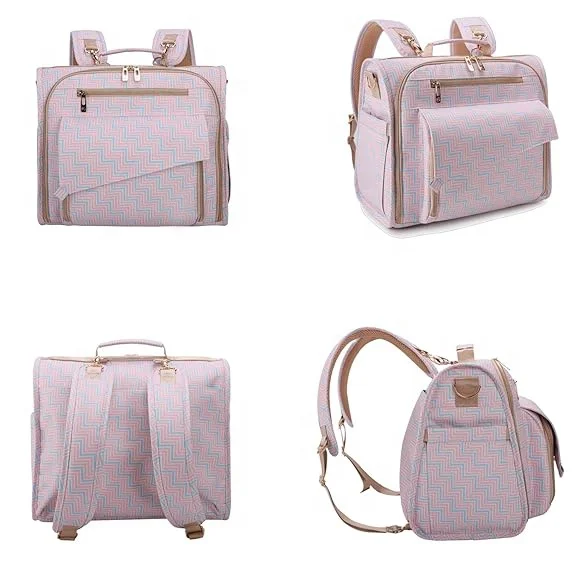 Diaper Bag Large Waterproof Large Backpack Mommy Bags Fashion Leather Diaper Bag