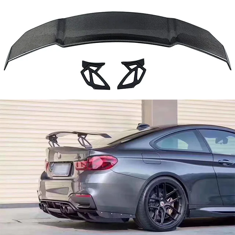 Real Carbon Fiber Universal Sedan Car Rear GT Spoiler for mercedes e63 w213 seat leon mk3 lexus isf spoiler