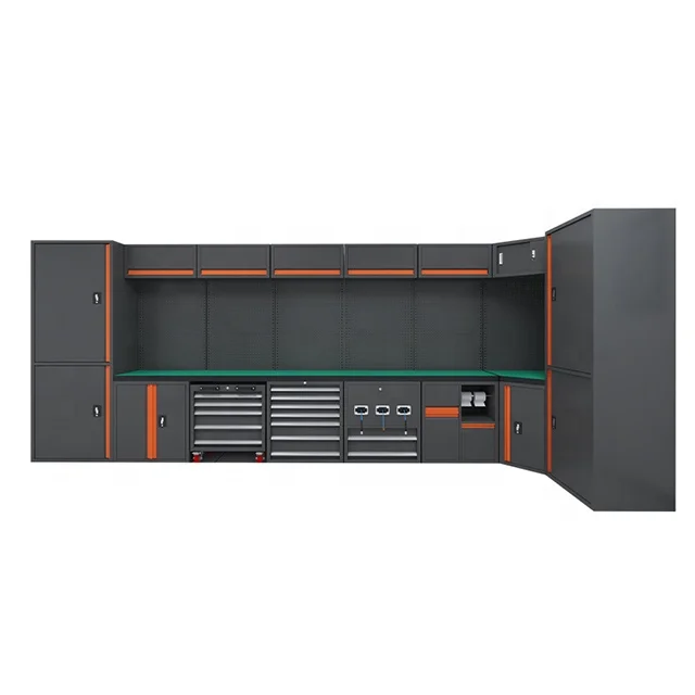 Garage cabinets storage metal heavy duty steel garage tool cabinet