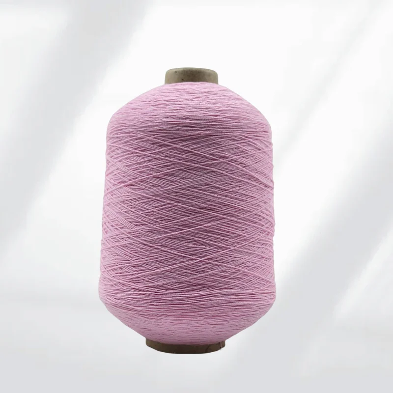 1807575 spandex double covered yarn thread high wrist manufacturers direct high elastic oekotex grs socks yarn