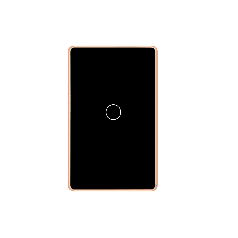 New Arrival Wall Switch Socket American Dimmer Switch 1 Gang 3 Way 120V 600W Max White Light Copper OEM Power Slider Color L