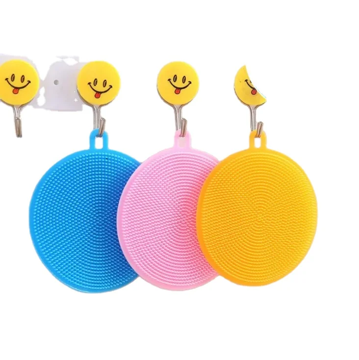 Food Grade Silicone Dish Sponge l Magic Sponge Mildew-Free Dishwashing Better Sponges Smart Kitchen Scrubber