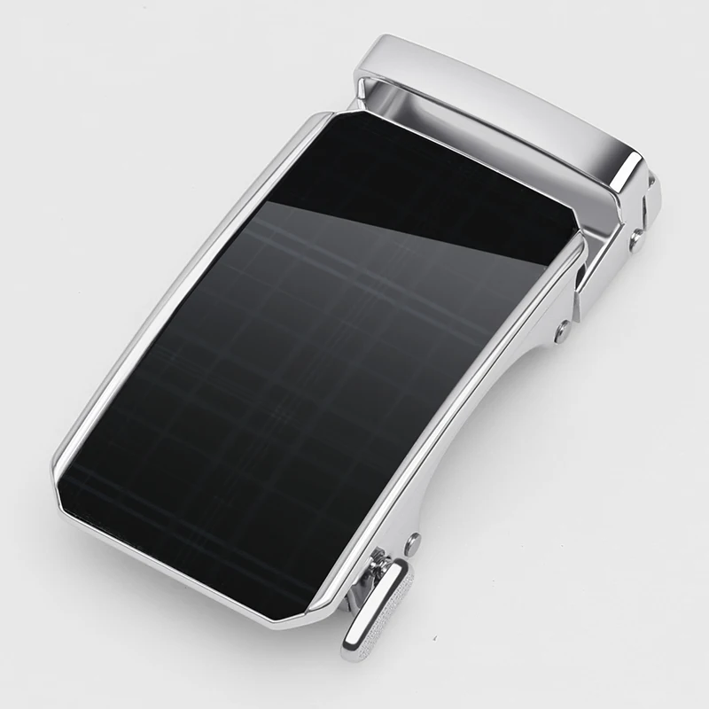 Fashion Automatic Buckles Alloy Buckle For Men Ratchet Belt No Strap Laser Logo Factory OEM Custom Model Wholesale Stock