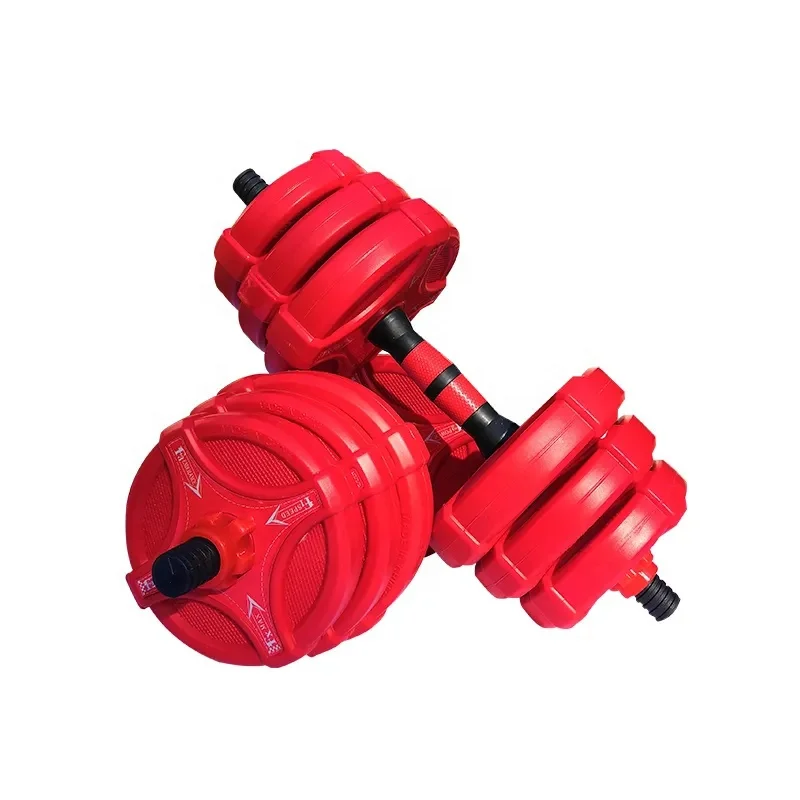 4 Modes dumbbell set 33Lb 44Lb 66Lb 6-in-1 Multi functional Adjustable Barbell Kettlebell dumbbell