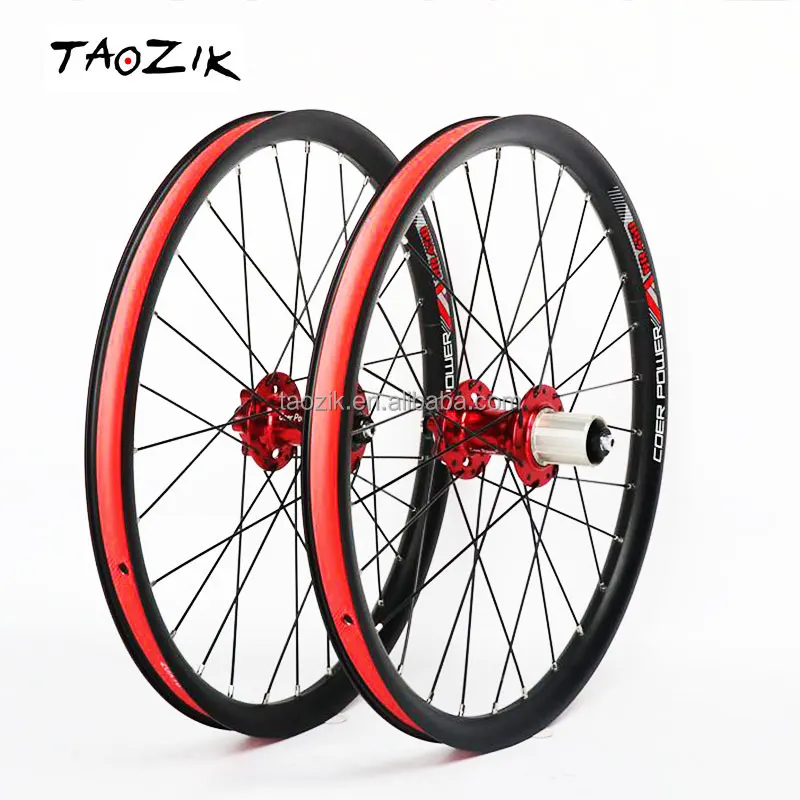 Hot sales TAOZIK 451 with manufacturer price 20 inch 406 V brake 4 bearings 16/24 hole wheel set