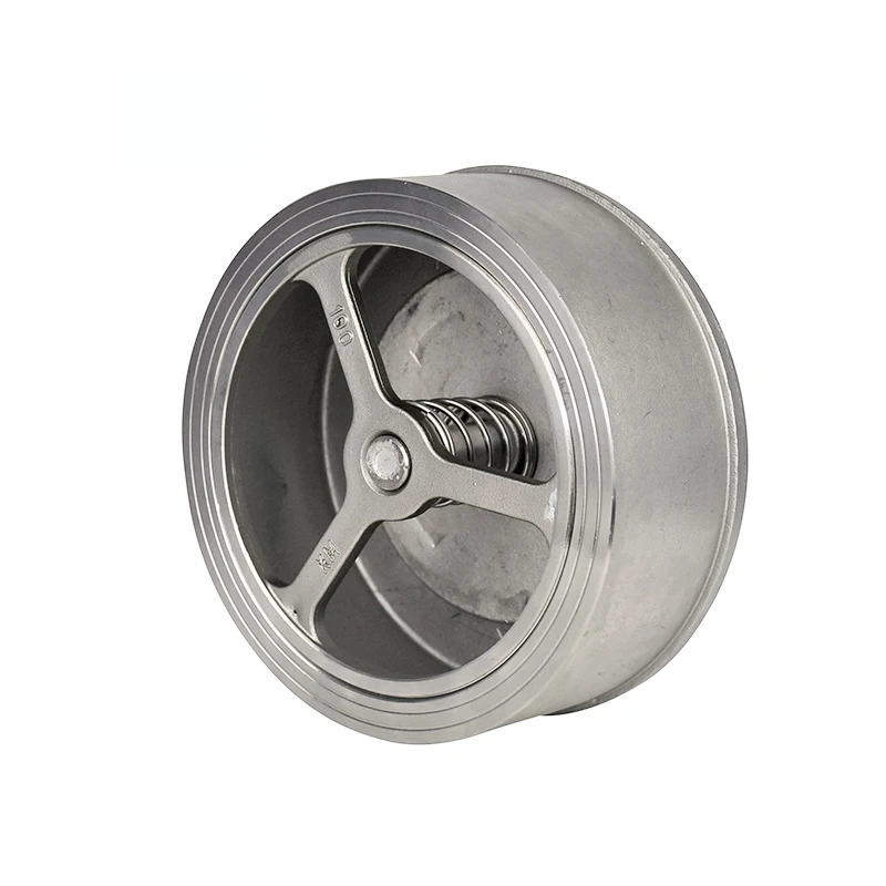 Stainless Steel Flange H71X Non-return Wafer Type Check Valve Manual Single Disc Swing Check Valve