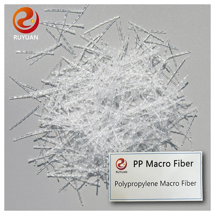 Ruyuan Chemical Macro Fiber For Concrete macro synthetic fiber