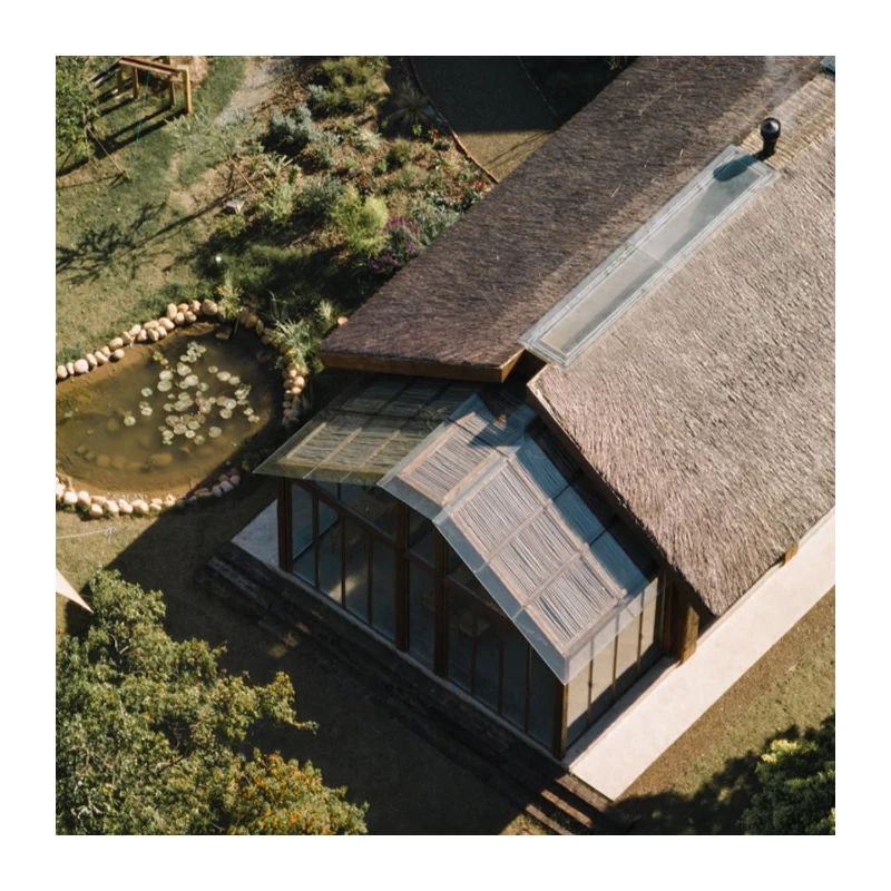 High-end customization Chinese building material Reed roof Natural Reed roof panels  Outdoor Reed roof tiles
