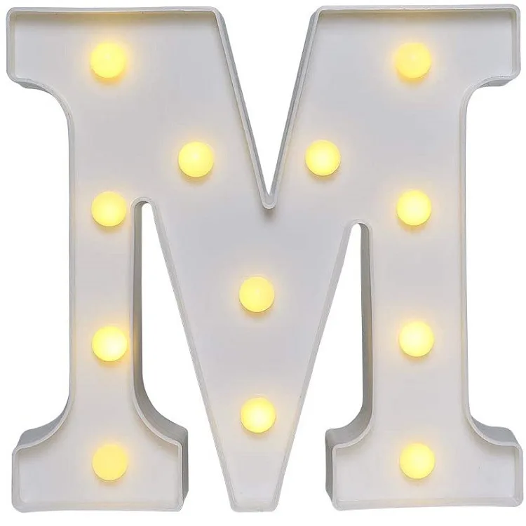 Wholesale 3D LED Letter Lights 26 Alphabet Sign for Outdoor Party Decorations for Birthday Wedding Christmas