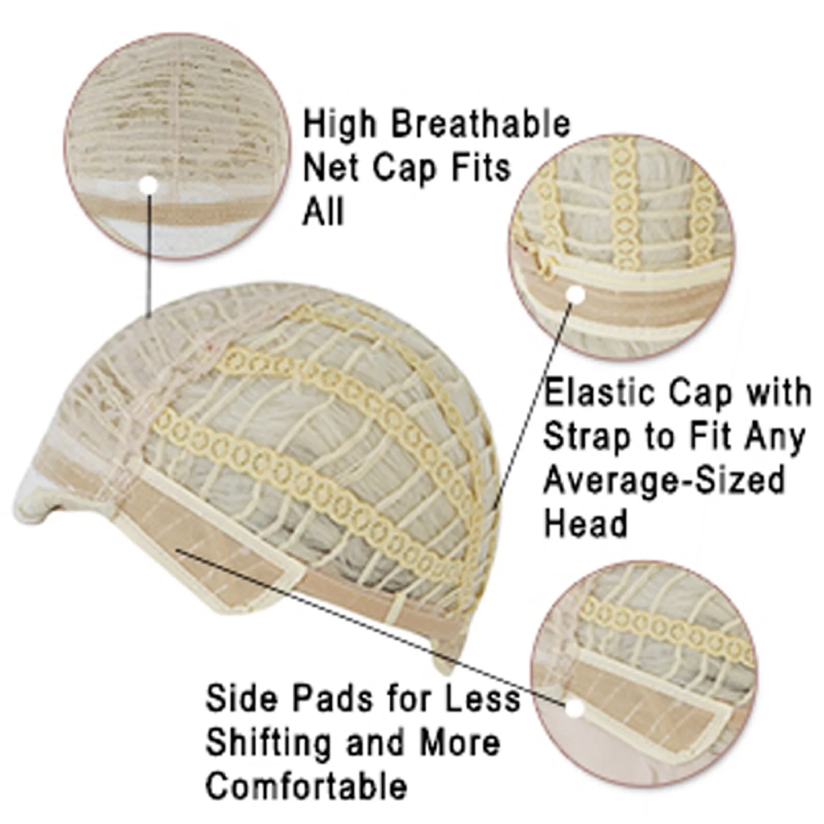 Anogol High Temperature Fiber Ash Blonde Free Part Natural Long Kinky Curly Synthetic Lace Front Wig For Women