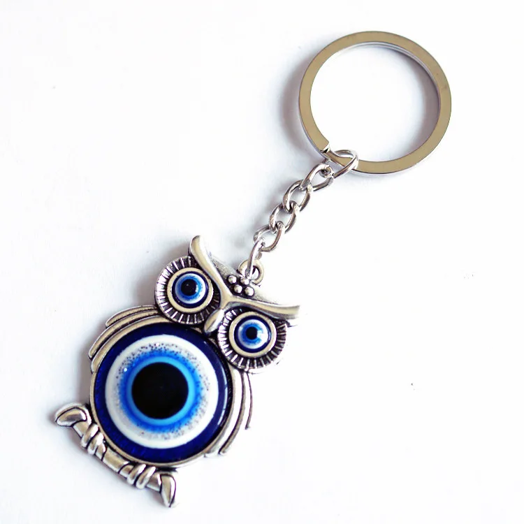 Cute Bts anime zinc iron metal enamel keyholder souvenir gifts custom Evil Eye Keychains