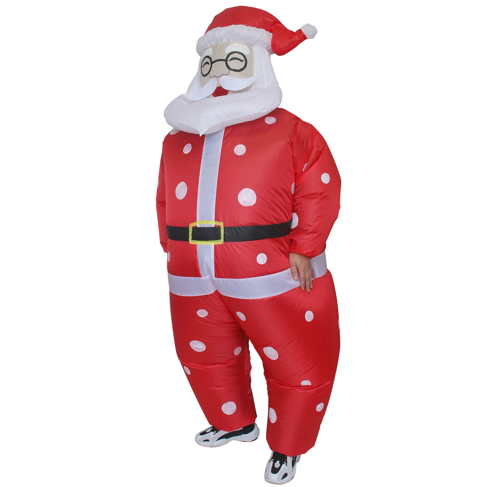 Factory Wholesale  Christmas Cosplay Fat Clothing Blow Up Magic World Santa Adult Cosplay Inflatable Suit party novelties