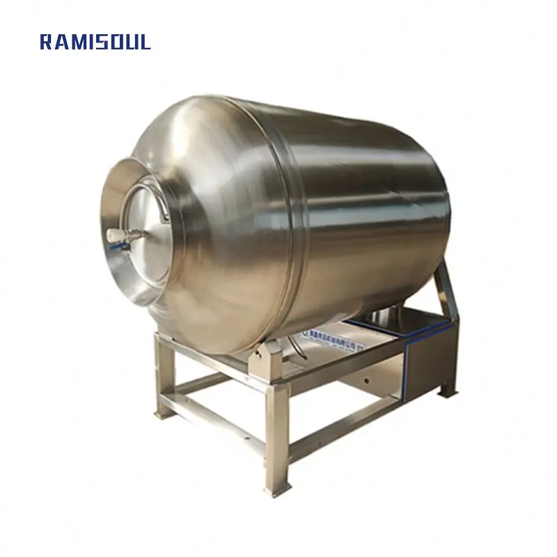 High quality automatic new vacuum salt beef meat massage tumbler marinating machine in meat mixer for meat processing