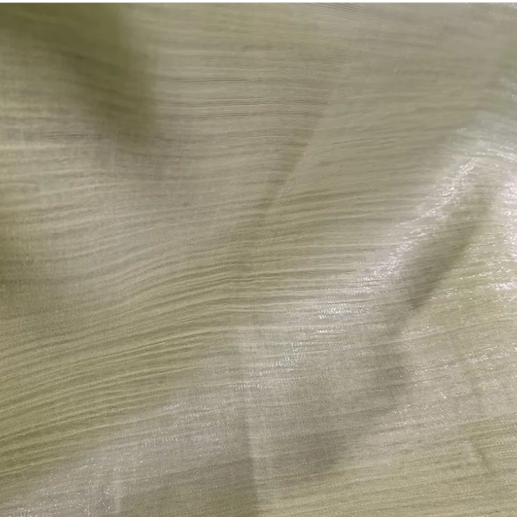 Look Sheer Curtain Fabric Wholesale Shining Linen for Living Room 290cm Tulle Woven Cafe Window Printed HF Bay Window Blackout