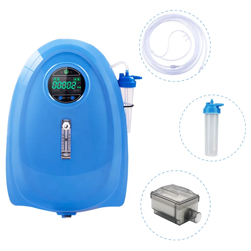 HACENOR Oxygen Concebtrator Manufacturer 1-5L Adjustable Continuous Flow Oxygen Concentrator With Factory Price
