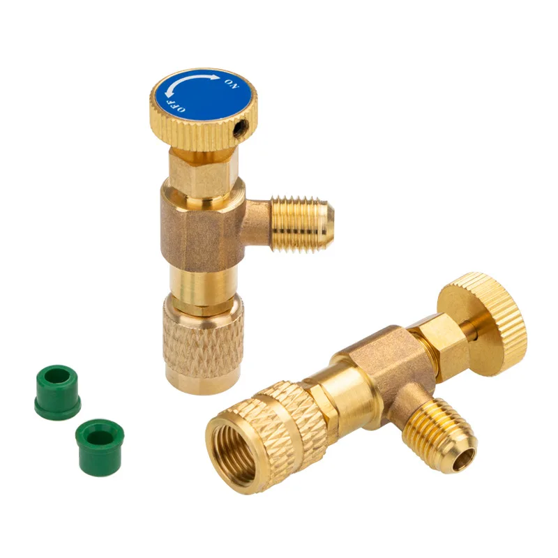 Air Conditioning Fluorine Liquid Safety Valve R410 R22 Air Conditioning Refrigerant Adapter
