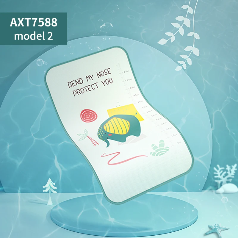 Baby Cute Cartoon Breathable Kids Cooling Bed Pad Infant Crib Summer Cool Sleeping Mat