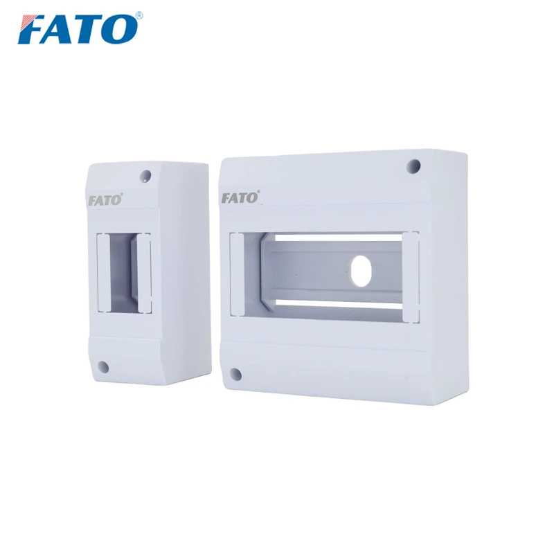 FATO CHG ABS Dustproof Power Distribution Box DIN Rail Junction Protection Case 1Way 2Way 4Way 6Way MCB C45 Distribution Boxes