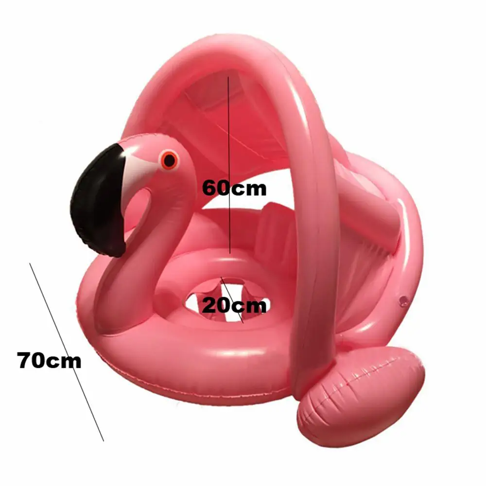 Flamingo Swan Inflatable Swim Ring Baby Toy Seat  Summer Water Fun Float Pool Children Swim Ring Beach Seaside