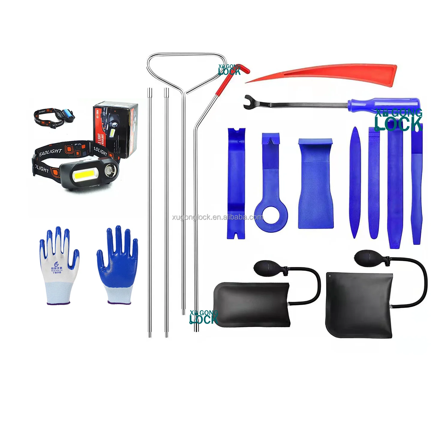 
Набор отмычек Goso, слесарный инструмент с одним крючком, дорожный помощник, набор отмычек для автомобиля, набор отмычек 