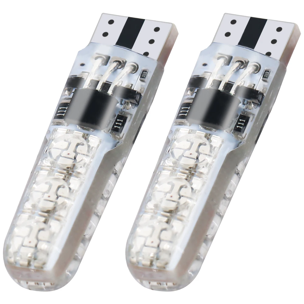Flashing Light With Remote T10 Rgb Light Led Bulbs T10 194 W5w Led 12V 5050 6Smd Daytime Led Lights For Car WG001