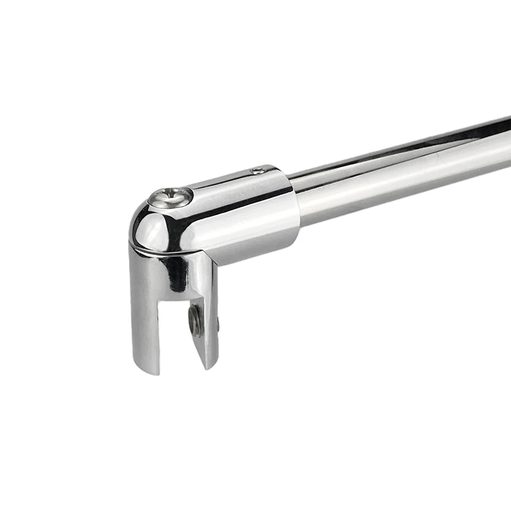 45 Degree Wall Mounted to Glass Clamp Fixed Panel Shower Screen Stabilizer Support Bar