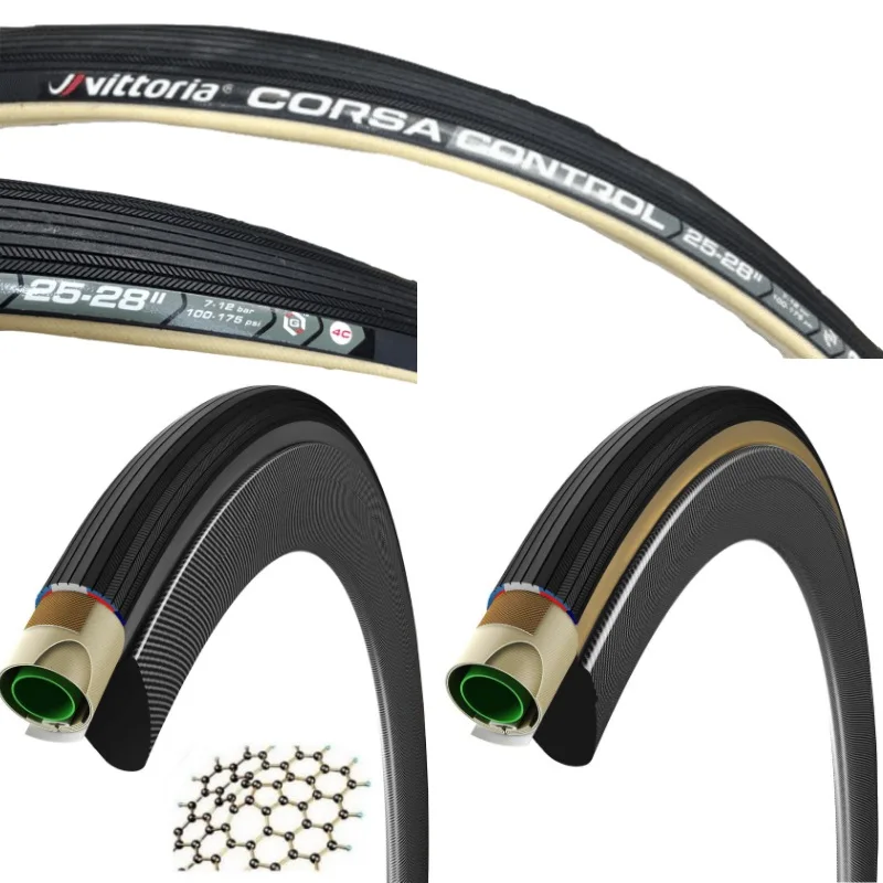 Vittoria Corsa Control G + трубчатая шина для дорожного велосипеда, велосипедная трубчатая шина подходит для 28 дюймов x 25 мм, трубчатый обод, бесплатная доставка