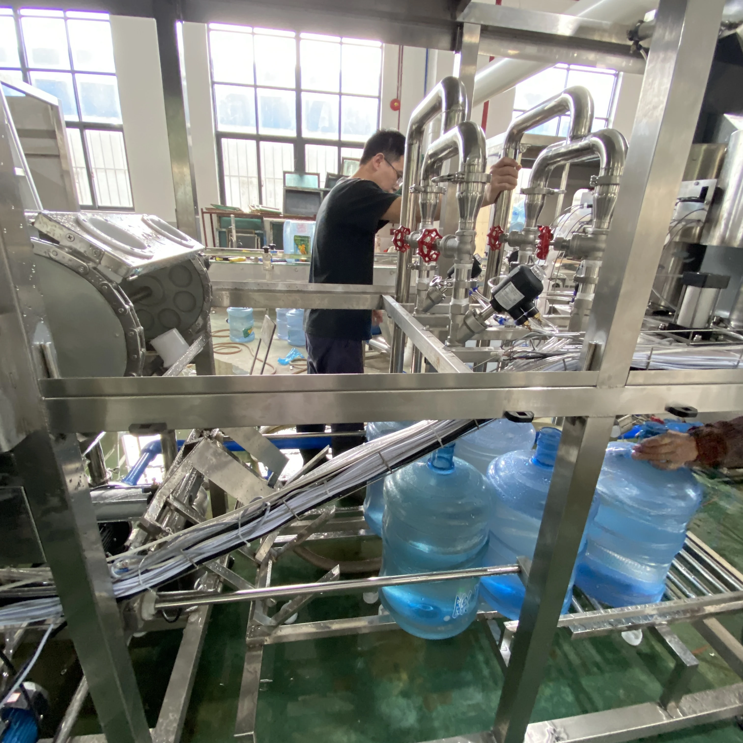 High quality automatic five gallon filling machine equipment/drinking machine production line