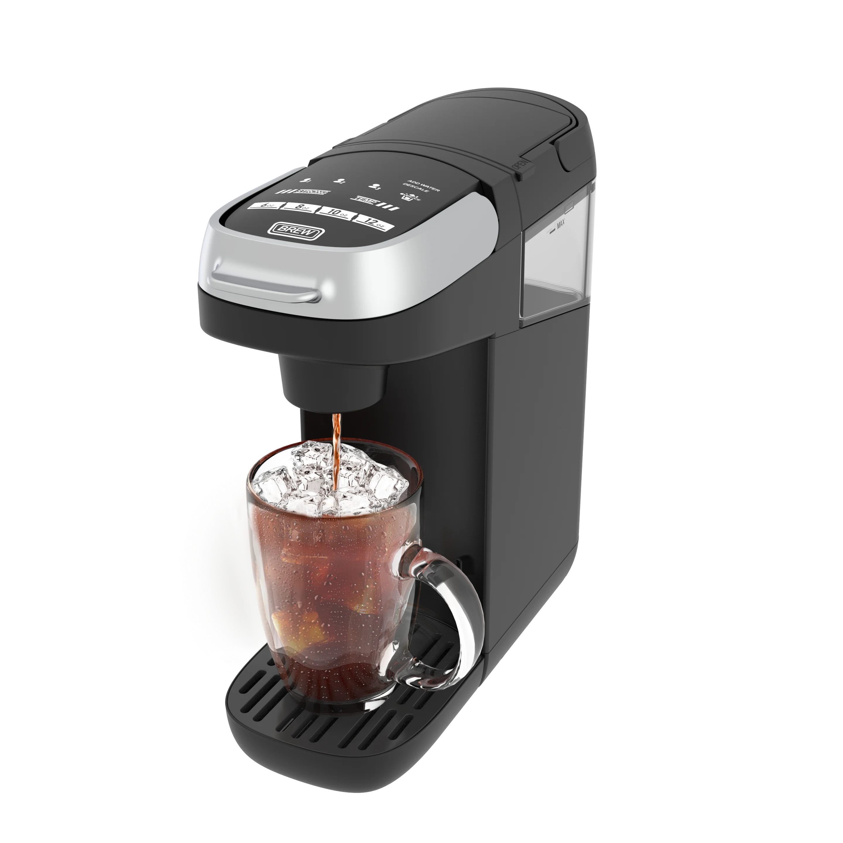 12-Cup Coffee Maker  full function compact K-cup and drip coffee machine