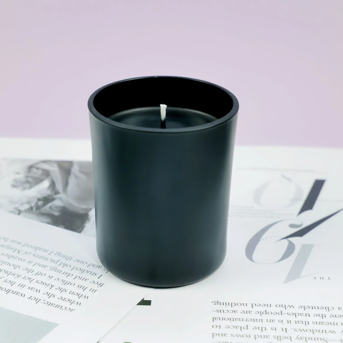 Wholesale top-selling rainbow colorful soy wax scented candle with private label