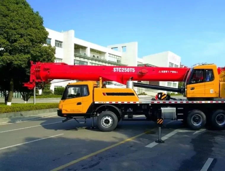 China Top Brand STC250 25 Tons Low Fuel Consumption for Mobile Crane Hydraulic Mobile Floor Crane