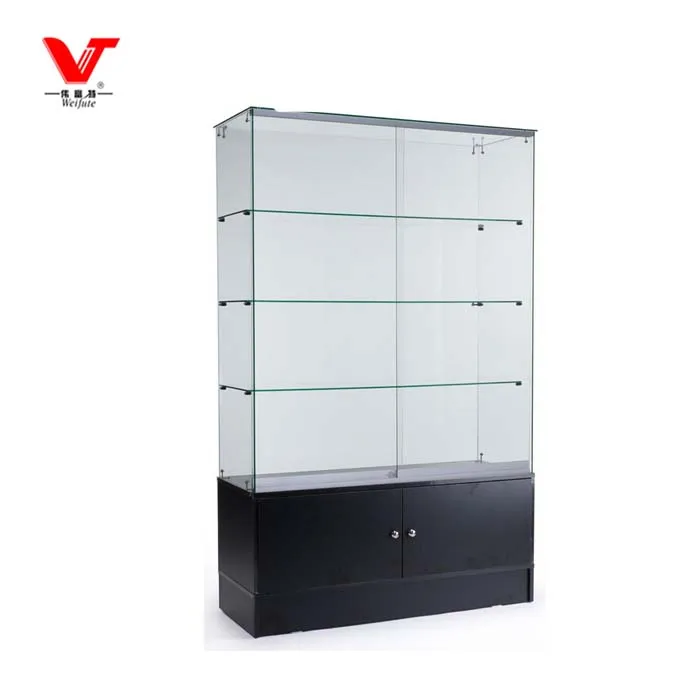 White museum Boutique Wooden Display Cabinet for Laptops