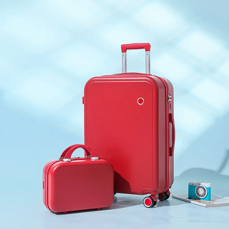 New Trend Durable Multi Color Luggage Suitcase Set Travel Trolley Case Luggage Bag Set with Built-in TSA Lock