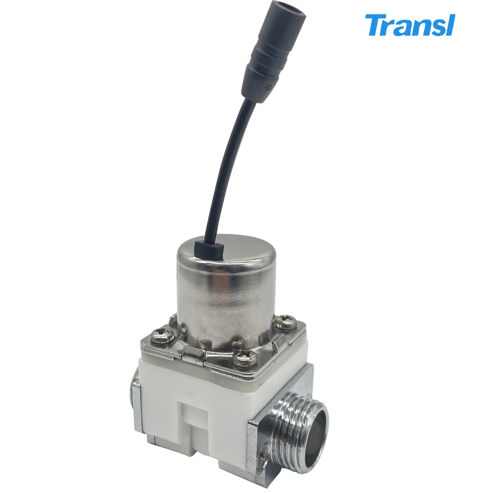 Transl DC 3V 6V 12V G 1/2 inch plastic bistable pulse water automatic touchless urinal toilet flush solenoid valve