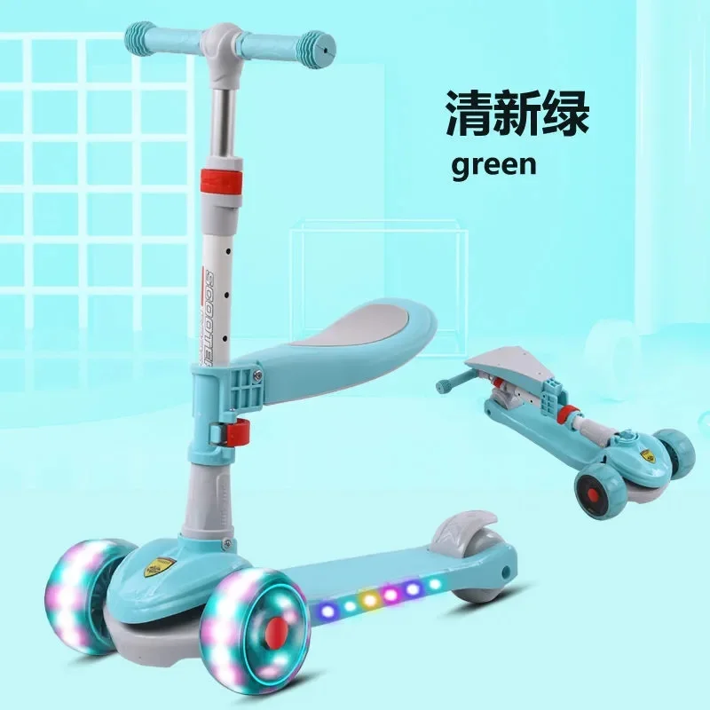  Light weight adjustable portable scooter for kids child superoot toy smart strps kick play Self-balancing segway