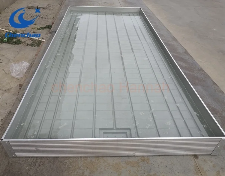 micro greens growing kit rolling flood table bench